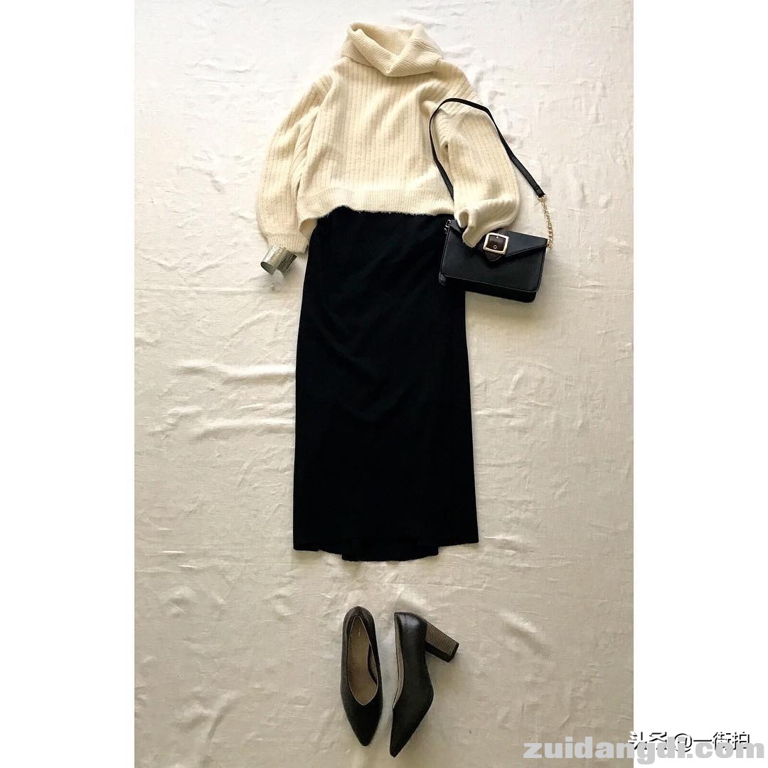 毛衣+长裙，不美都不行！-2.jpg