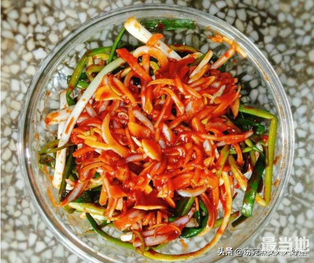 葱泡菜 的做发，给你特别的味道。-1.jpg