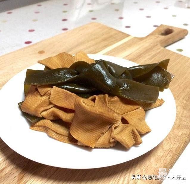 快手卤海带&豆腐皮的做法， 简单又好吃。-1.jpg