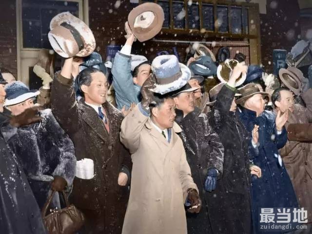老照片：1943年宋美龄访美，华人举行了隆重的欢迎仪式-2.jpg