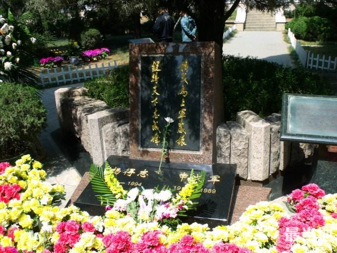 实拍“勇将”杨得志墓，墓地朴实鲜花常伴，墓碑上两句话彰显一生-3.jpg