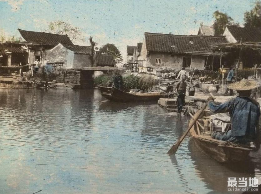 老照片：1925年的浙江绍兴，民国时期的江南水乡风光-2.jpg