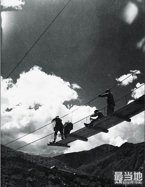 老照片：1954年修建康藏公路的震撼场景-6.jpg
