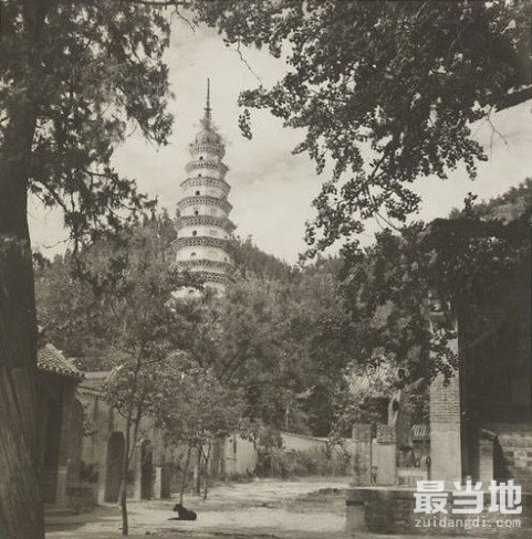 山东省济南市老照片，民国时期的灵岩寺（约1937年）-4.jpg