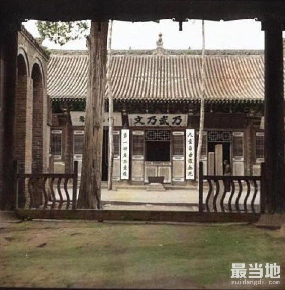 河南省汤阴县老照片，1940年左右的老县城和岳飞庙-9.jpg
