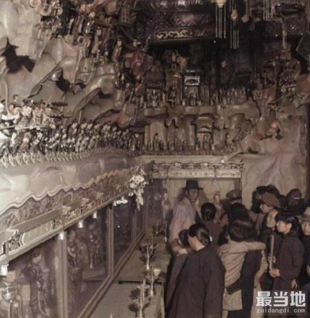 老照片：1940年左右，北京护国太平蟠桃宫“蟠桃盛会”旧影-5.jpg