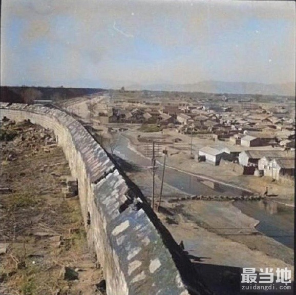 老照片：1940年左右，老北京城安定门附近景观-6.jpg