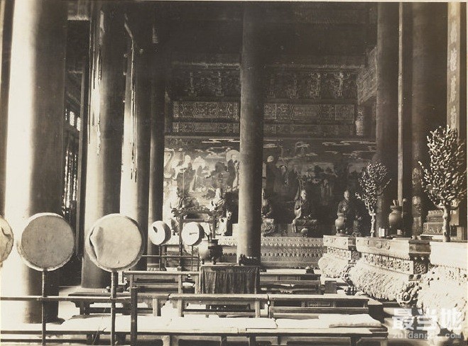 老照片：1940年左右，河北省承德普宁寺（大佛寺）-6.jpg