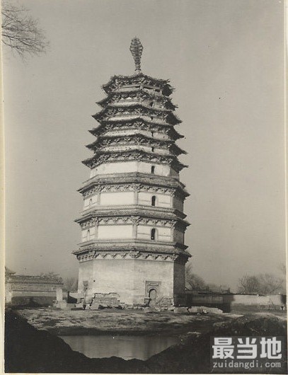 老照片：1934年河北省正定县天宁寺旧影-3.jpg