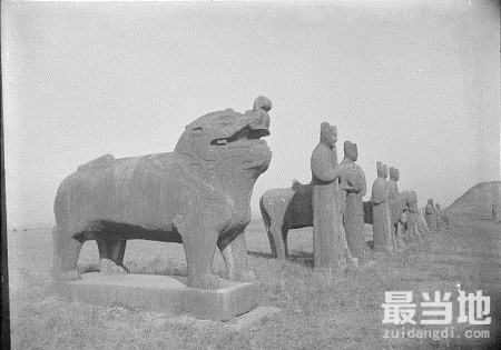 河南省巩义市老照片，外国人拍摄100年前的宋陵（1910年）-3.jpg