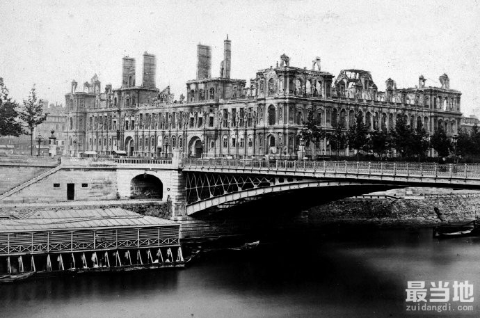 老照片：1871年的法国巴黎，巴黎公社运动后的城市景观-2.jpg
