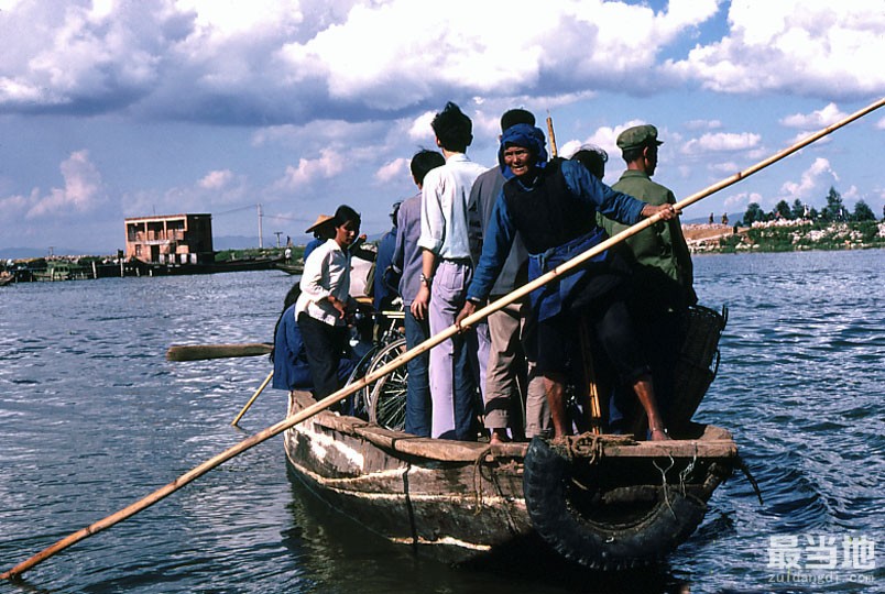 云南省昆明市老照片，1983年的滇池风光-6.jpg