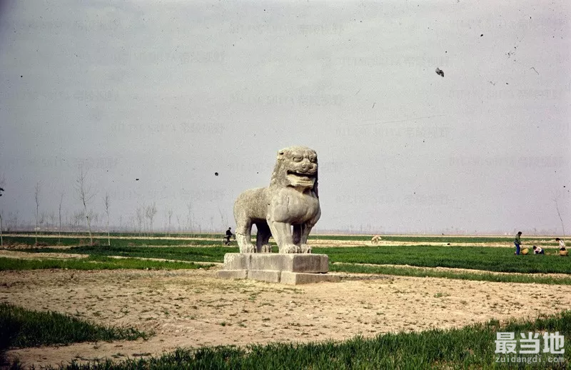 咸阳市老照片：外国人拍摄1981年的顺陵，武则天母亲杨氏陵冢-4.jpg