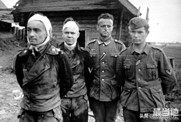 老照片：二战期间，被盟军俘虏的德军战俘-3.jpg