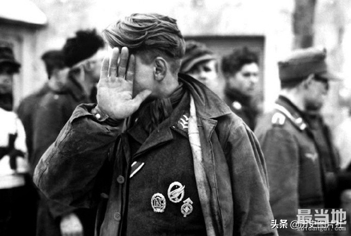 老照片：二战期间，被盟军俘虏的德军战俘-9.jpg