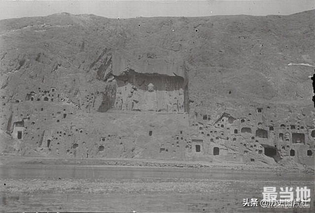 河南省洛阳市老照片，1907年法国汉学家镜头下的龙门石窟-1.jpg