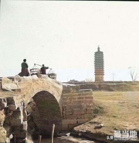 日本人拍摄80年前的北京通州区燃灯佛舍利塔（约1939年）-9.jpg