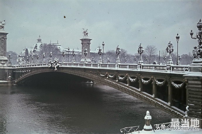 老照片：1941年巴黎的冬天，白雪覆盖美极了-4.jpg