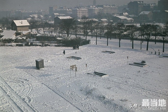 老照片：1941年巴黎的冬天，白雪覆盖美极了-6.jpg
