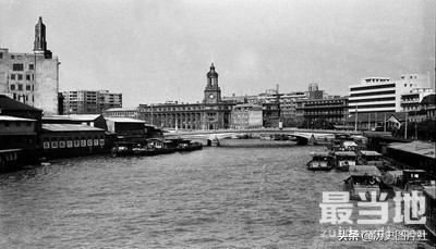 80年代上海老照片：苏州河风光，上海电视塔远没有东方明珠霸气-5.jpg