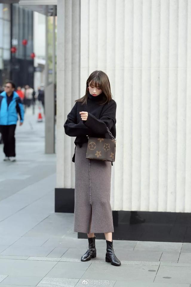 冬天也想穿裙子，时髦又好看-2.jpg