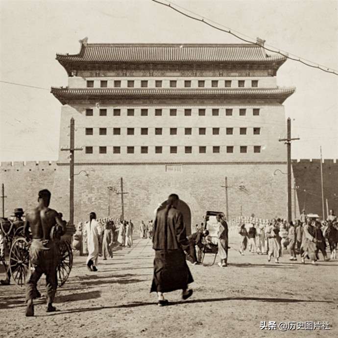清朝末年的北京前门地区，真正的正阳门下生活-1.jpg